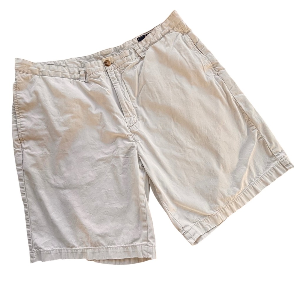 Vineyard Vines Chino Shorts Mens 40 Tan Cotton Classic Fit Preppy